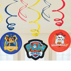 Paw Patrol - Hängande Swirl Dekorationer