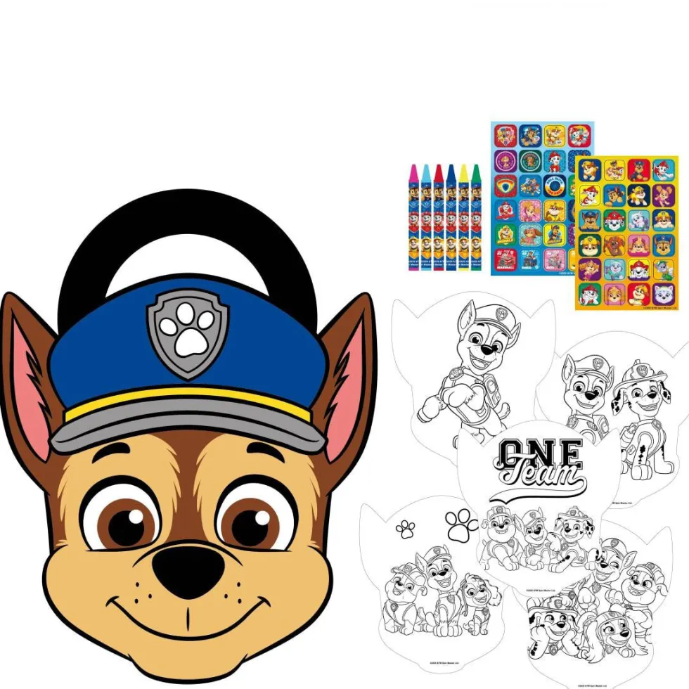 Paw Patrol Målarset med klistermärken