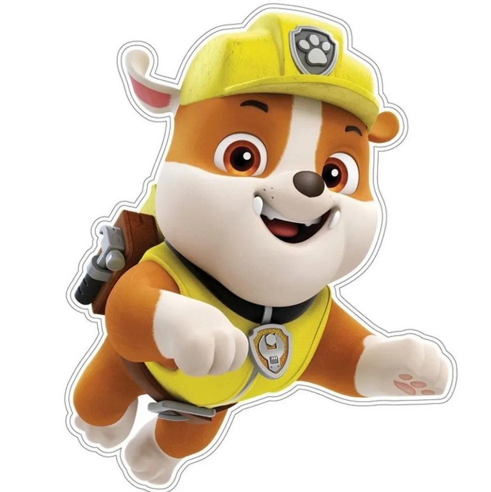 Paw Patrol Rubble Väggdekoration till Barnrum