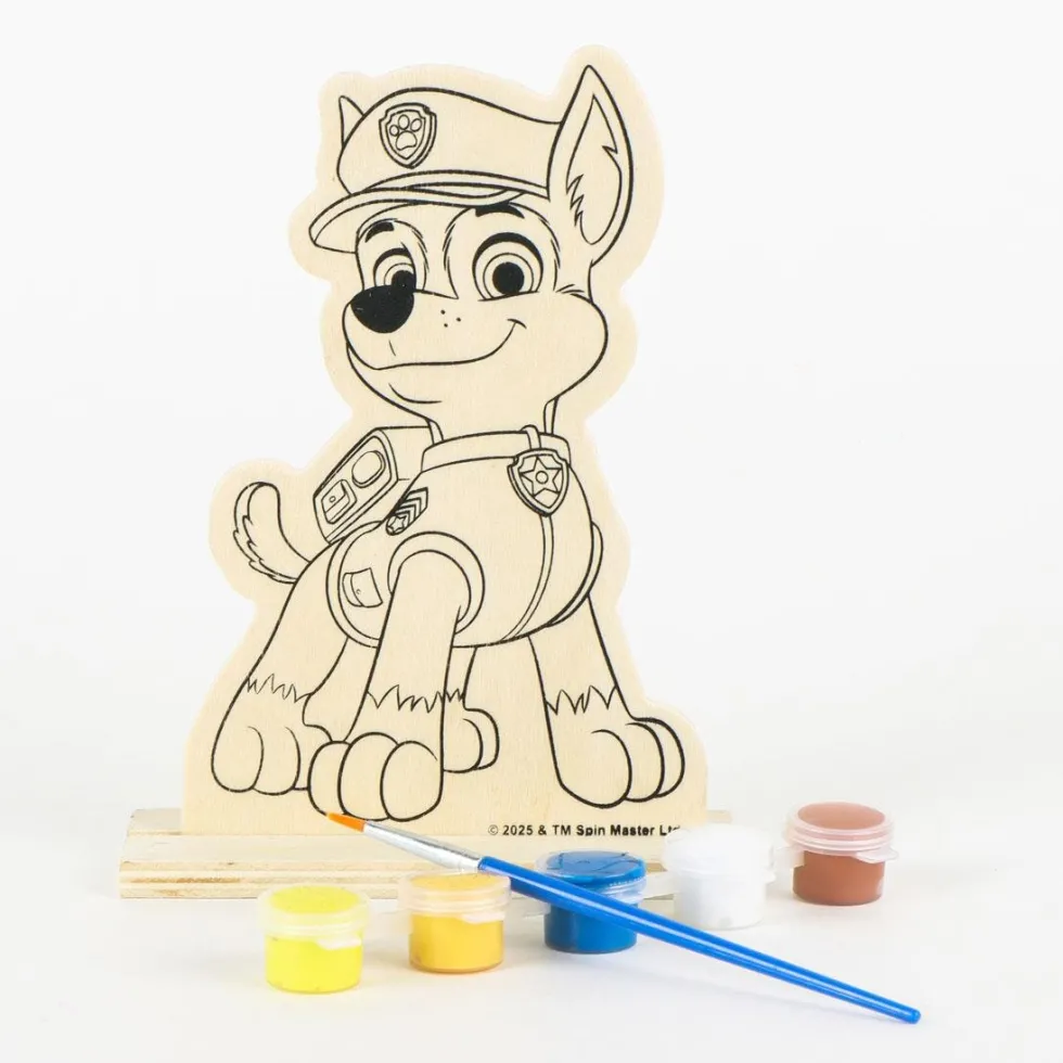 Paw Patrol - Träfigur att måla