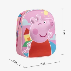 Peppa Pig - Barnryggsäck med 3D-effekt
