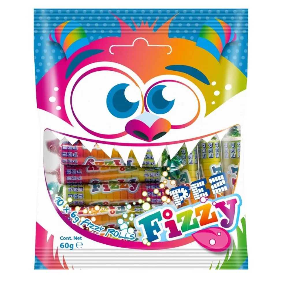 PEZ Fizzy Rolls 10-pack