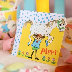 Pippi Långstrump Inbjudningskort 8-pack