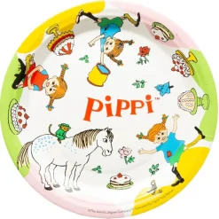 Pippi Långstrump - Tallrikar 8-pack