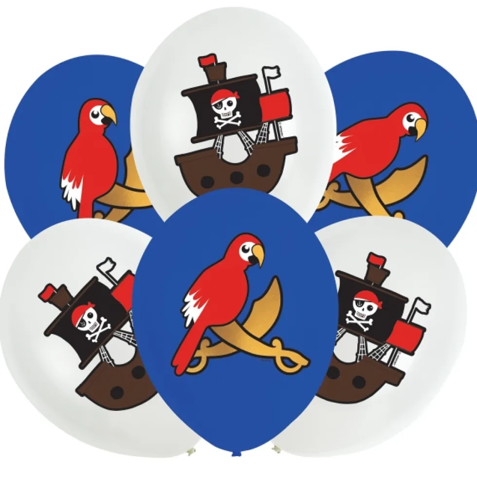 Pirat - Ballonger 6-pack