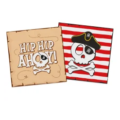 Pirate Hip Hip Ahoy Servetter 20-pack