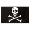 Piratflagga i tyg, Jolly Roger 90 x 150 cm