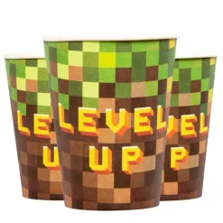 Pixel - Pappmuggar 8-pack