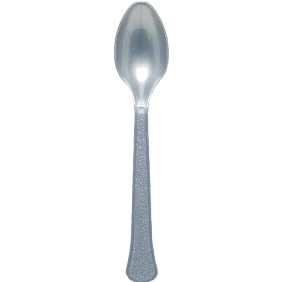 Plastskedar Silver 24-pack
