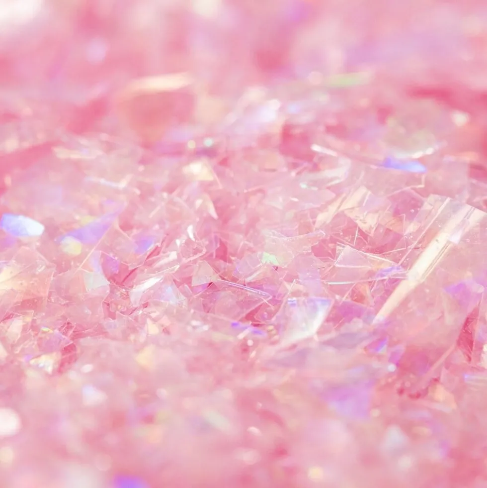 PME Ätbara Glitterflingor, rosa