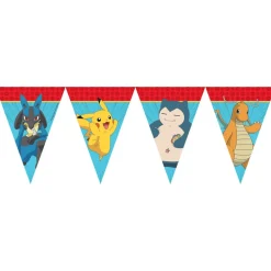 Pokémon - Flaggirlang av papper 230 cm