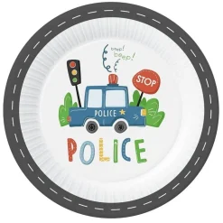Police - Tallrikar 6-pack