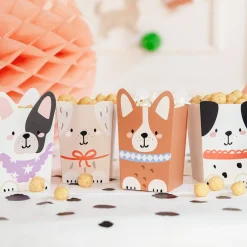 Popcornbägare Söta Hundar 6-pack