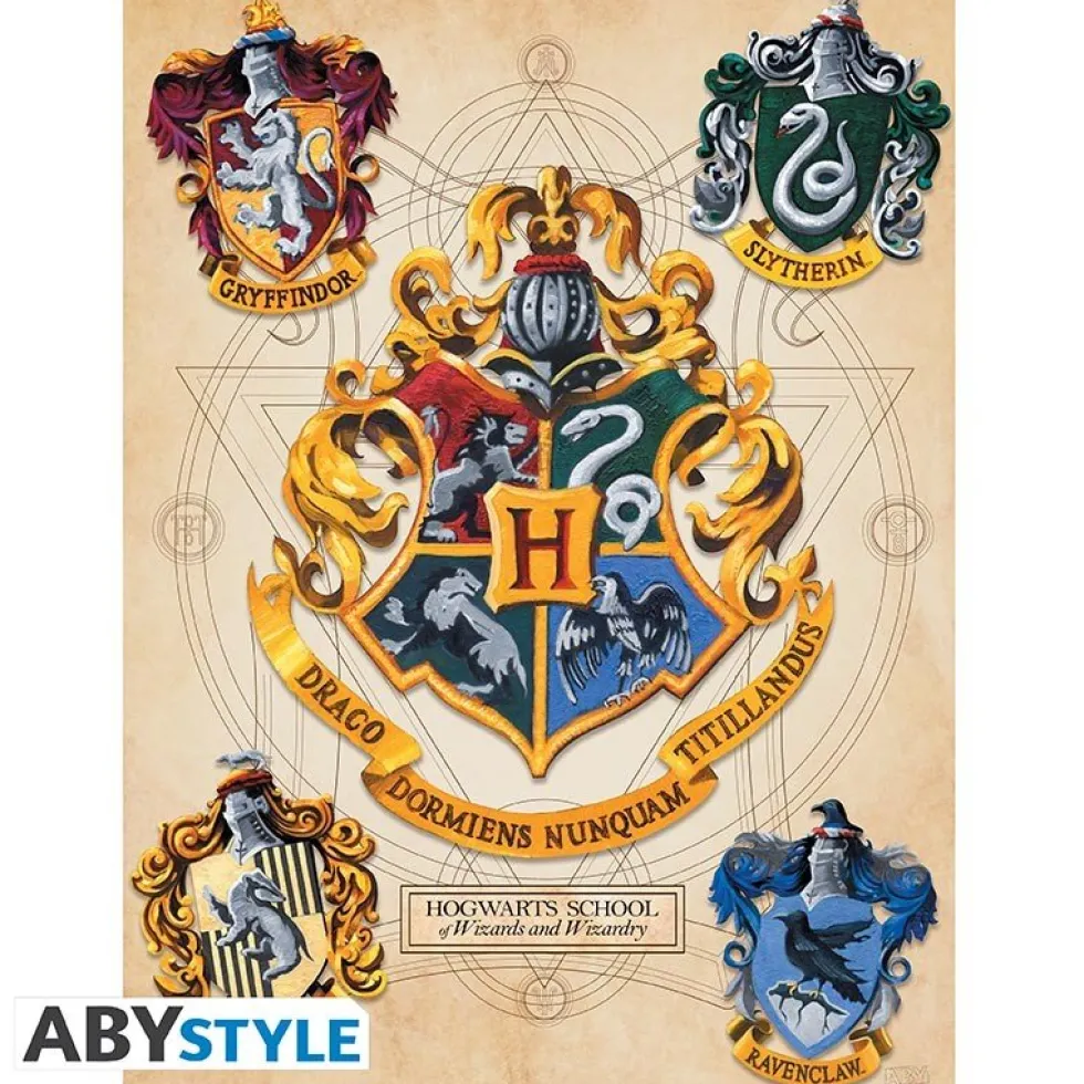 Posters - Harry Potter Crest & Marauder´s Map 2-pack