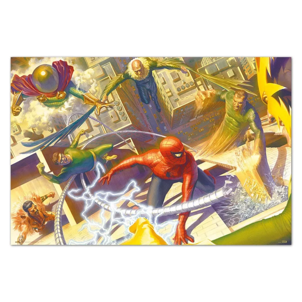 Poster - Spiderman vs The Sinister Six 61 x 91,5 cm
