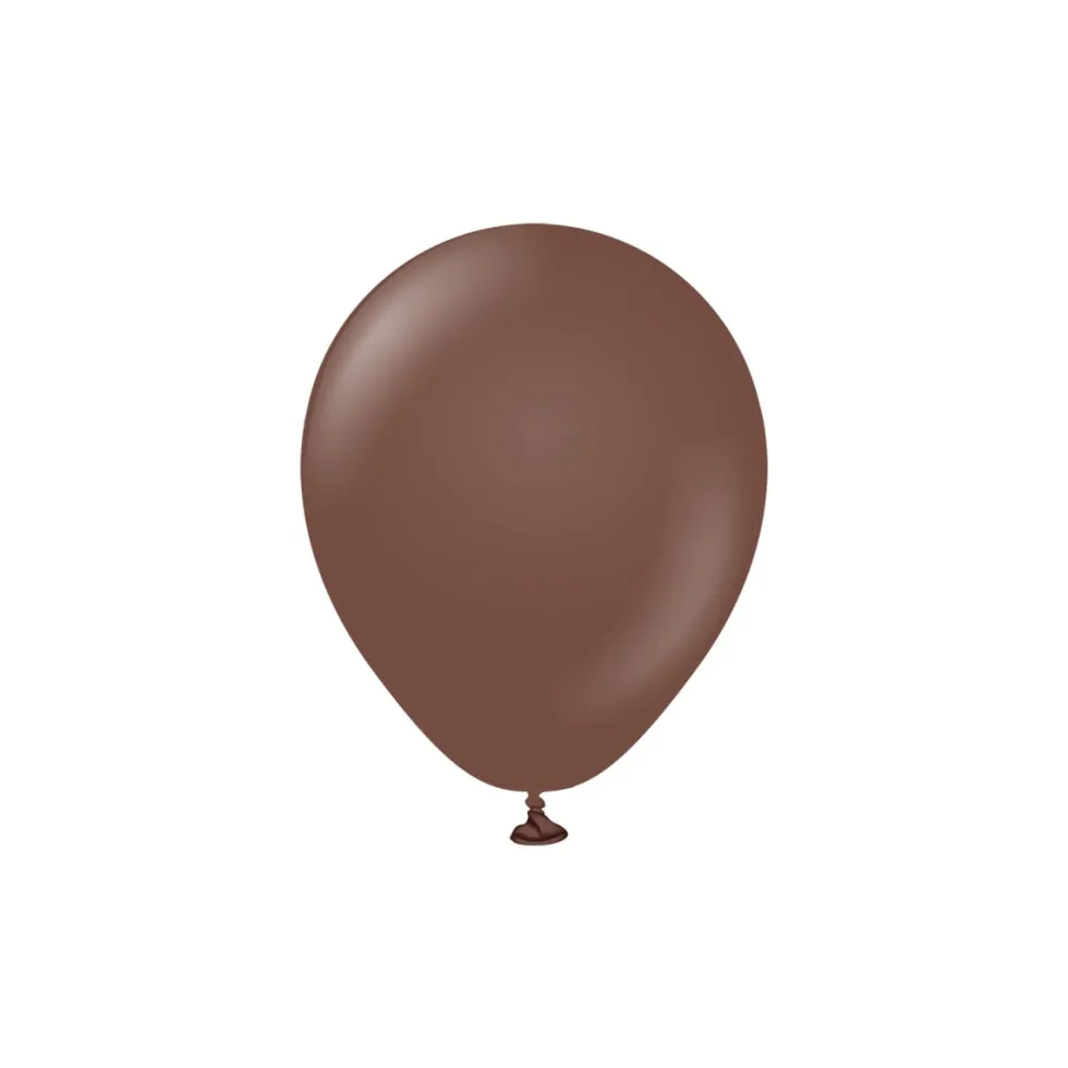 Premium Latexballonger Chocolate Brown 13 cm 25-pack