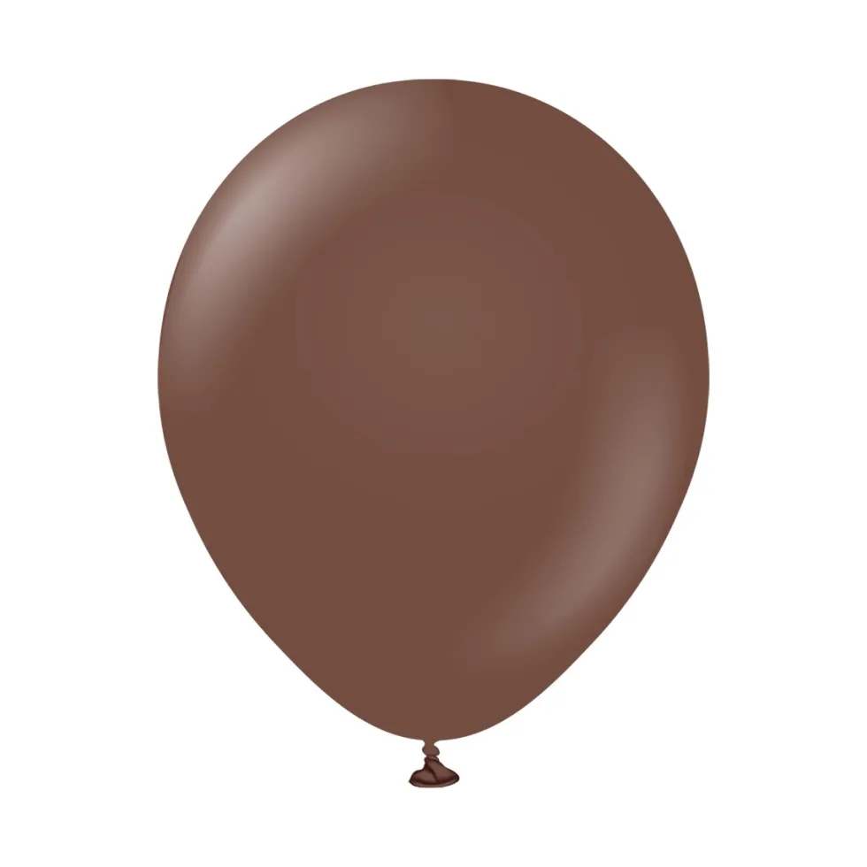 Premium Latexballonger Chocolate Brown 45 cm 5-pack