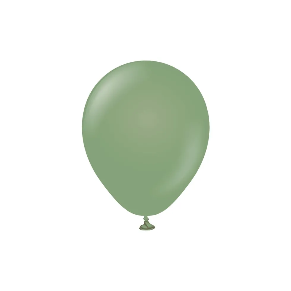 Premium Latexballonger Eukalyptus 13 cm 25-pack