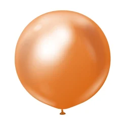 Premium Latexballonger Koppar Chrome 60 cm 2-pack