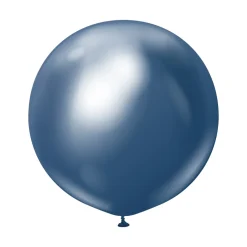 Premium Latexballonger Navy Blå Chrome 60 cm 2-pack