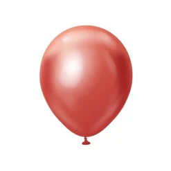 Premium Latexballonger Röd Chrome 30 cm
