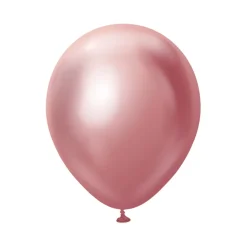 Premium Latexballonger Rosa Chrome 45 cm 5-pack