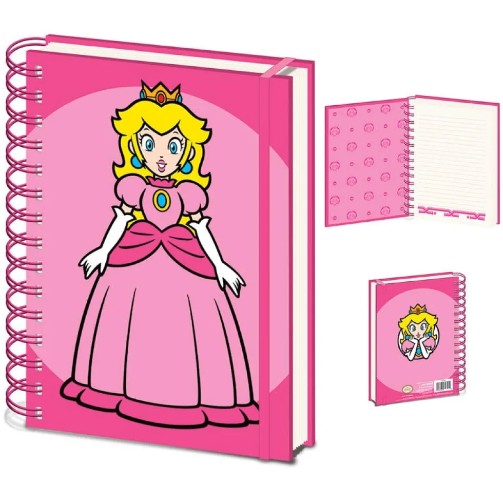 Princess Peach Anteckningsbok A5