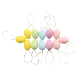 Påskdekoration - Ägg i pastellfärger 12-pack