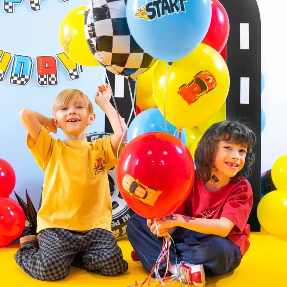 Racing Car Ballongmix 7-pack