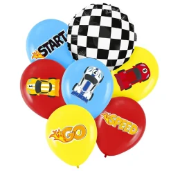 Racing Car Ballongmix 7-pack