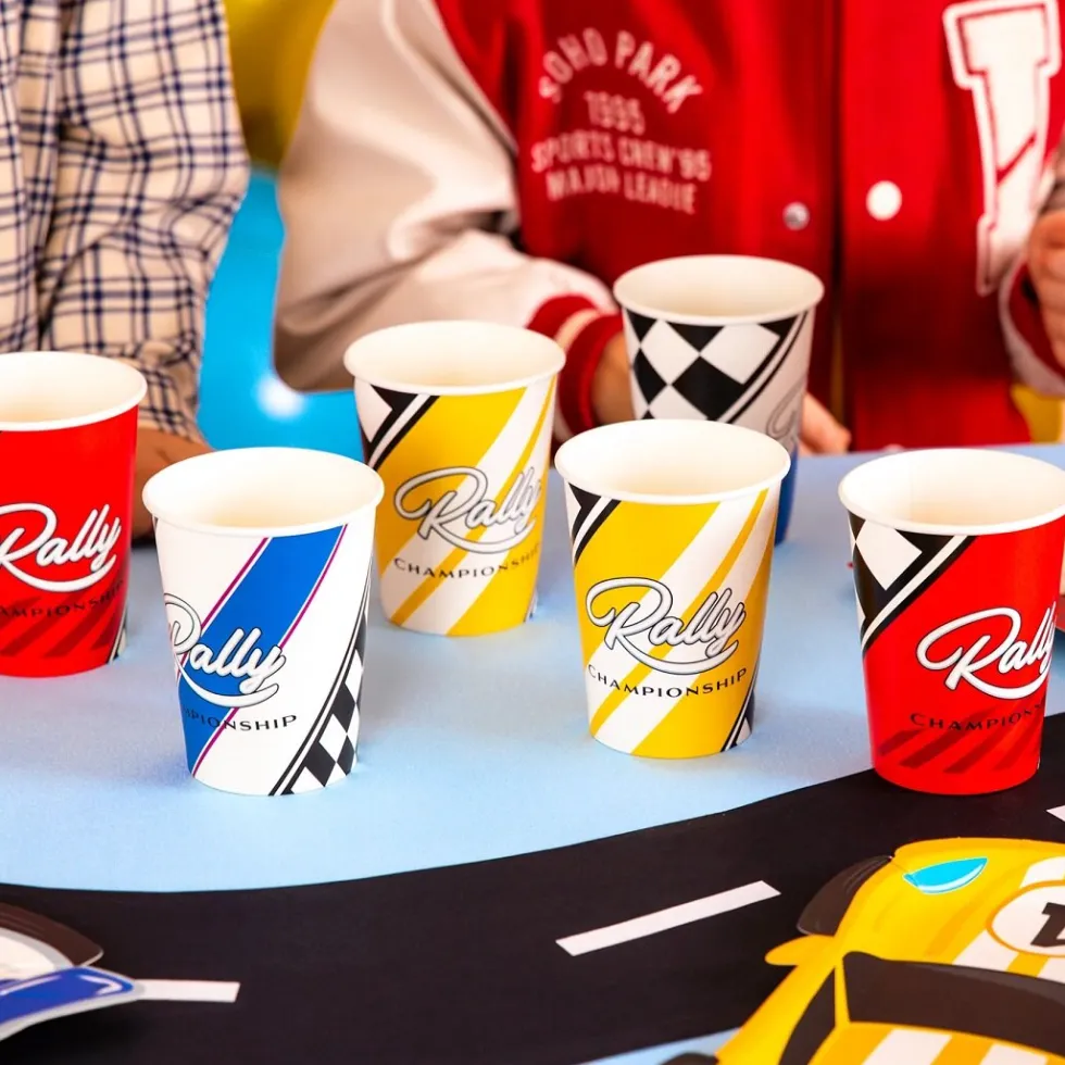 Racing Car Pappmuggar 6-pack