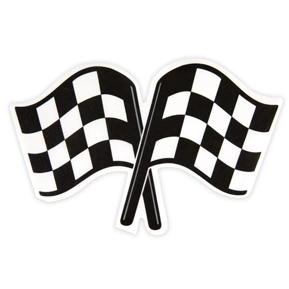 Racing Car Servetter 12-pack