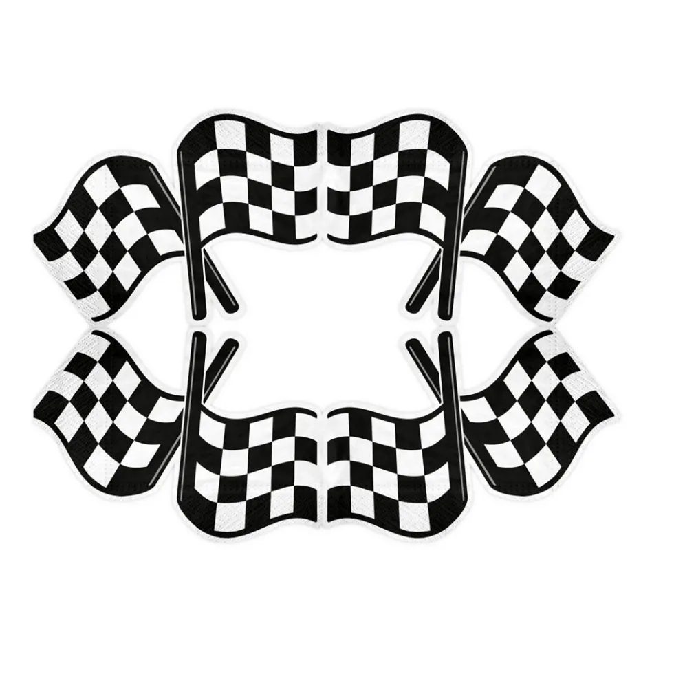 Racing Car Servetter 12-pack