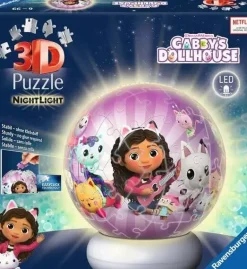 Ravensburger 3D Pussel - Gabbys Dockskåp med nattljus 72 bitar