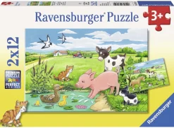 Ravensburger Pussel - Baby bondgårdsdjur 2x12 bitar