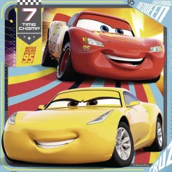 Ravensburger Pussel, Disney Bilar - Cars 3x49 bitar