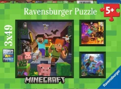 Ravensburger Pussel - Minecraft 3x49 bitar