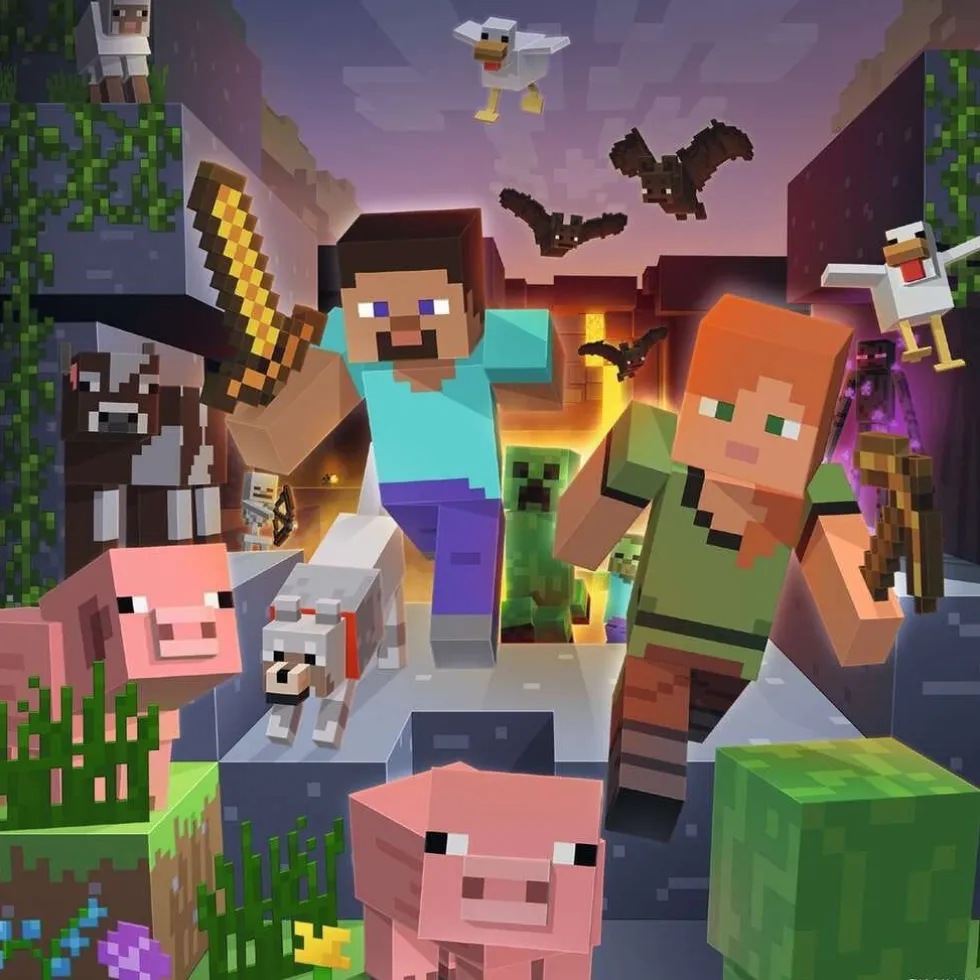 Ravensburger Pussel - Minecraft 3x49 bitar