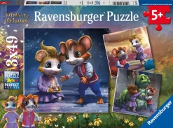 Ravensburger Pussel, Musse & Helium - Den stora avgången 3x49 bitar