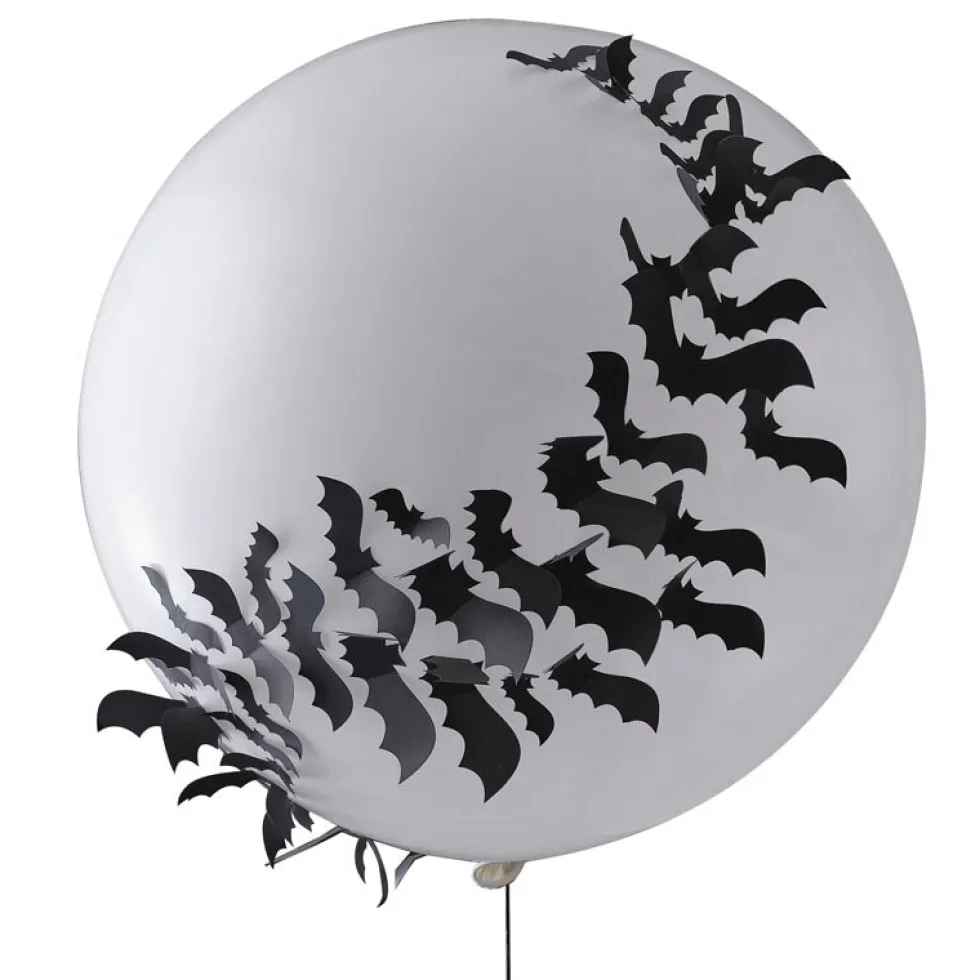 Rund Ballong med fladdermöss