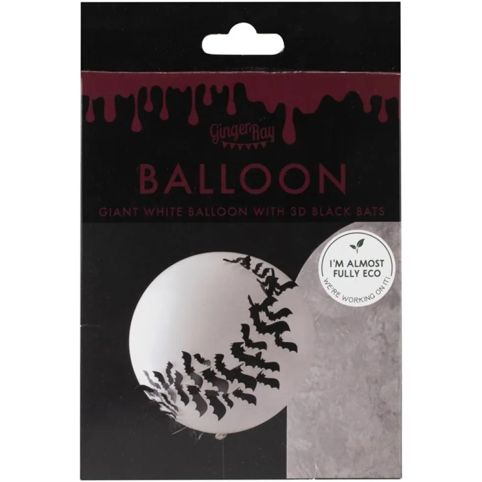 Rund Ballong med fladdermöss