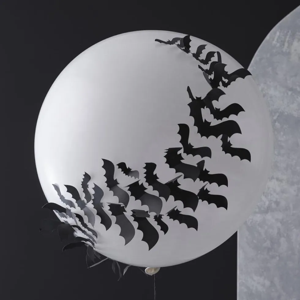 Rund Ballong med fladdermöss