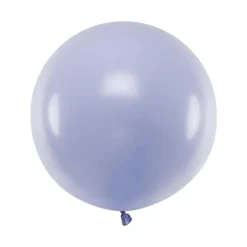 Rund ballong, Pastell ljuslila 60 cm (styckvis)