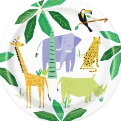 Safari Animal - Tallrikar 8-pack