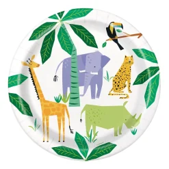 Safari Animal - Tallrikar 8-pack