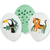 Safaridjur - Ballonger 6-pack