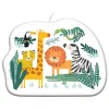 Safaridjur - Tårtljus 8,5 cm