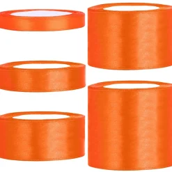 Satinband - Orange 25 meter
