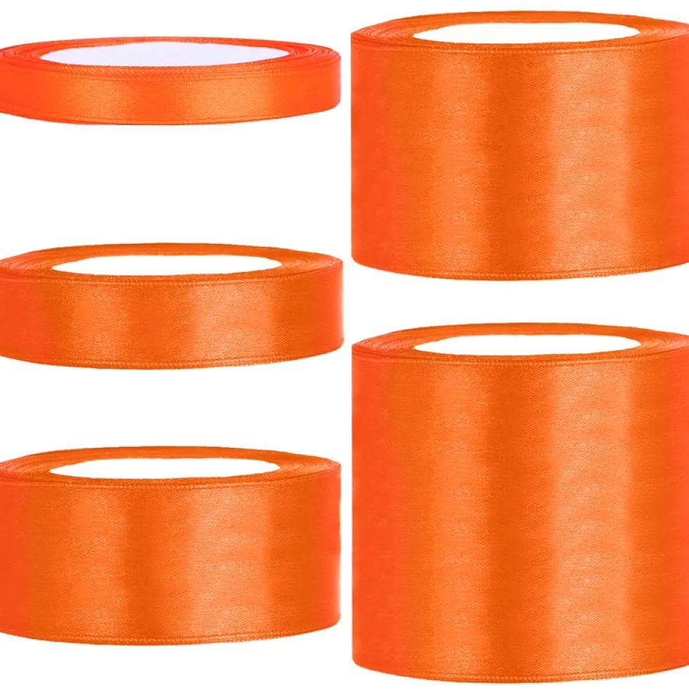 Satinband - Orange 25 meter