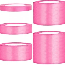 Satinband - Rosa 25 meter
